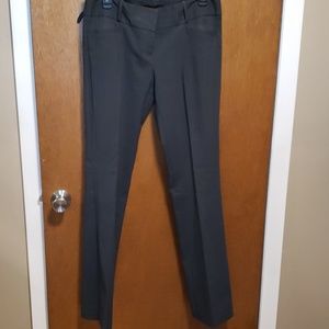 The Limited pinstripe gray exact stretch